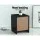 Artiss Pepe 2x Bedside Tables, 2 Drawers, 15mm Particle Board, Handleless Design, 40x39.5x50cm, Black