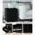 Artiss Pepe 2x Bedside Tables, 2 Drawers, 15mm Particle Board, Handleless Design, 40x39.5x50cm, Black