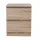 Artiss Bedside Table, Particle Board, 40x39.5x50cm, Oak, 2 Drawers, Modern Handle-less Design, Easy Assembly