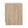 Artiss Bedside Table, Particle Board, 40x39.5x50cm, Oak, 2 Drawers, Modern Handle-less Design, Easy Assembly