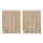 Artiss Pepe 2x Bedside Table 2 Drawers, 15mm Particle Board, Handle-less, Oak Finish, 40x39.5x50cm, Modern