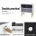 Artiss Bedside Table with 2 Drawers, Particle Board, 48x30x53cm, Black & White, Scandinavian Design, Ample Storage