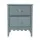 Artiss Green Bedside Table with 2 Drawers - MDF, 40x30x50cm, Easy-Clean, Anti-Tip, Ideal for Bedroom & Living Spaces