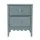 Artiss 2 Pack Bedside Tables with 2 Drawers Bedroom Storage Metal Handles Easy-Clean Painted MDF Green