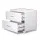 Artiss Bedside Table with 2 Drawers, MDF, High Gloss White, 59x40x51cm - Modern Design, Ample Storage, Easy Assembly