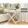 Artiss Qara White Bedside Table with Drawer - Stylish Cross-Leg Design, E1 Particle Board, 20kg Capacity, Easy Assembly
