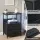 Artiss LED Bedside Table with Charging Station USB Type C 2 Foldable Drawers RGB Black Nightstand 40x30x60cm