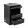 Artiss LED Bedside Table with Charging Station 2 Drawers RGB Lighting USB C AC Outlets Compact 40x35x60cm