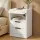 Artiss LED Bedside Table Nightstand with Charging Station RGB Lighting 2 Drawers White 40x35x60cm Pack