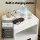Artiss LED Bedside Table Nightstand with Charging Station RGB Lighting 2 Drawers White 40x35x60cm Pack
