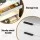 Artiss LED Bedside Table Nightstand with Charging Station RGB Lighting 2 Drawers White 40x35x60cm Pack