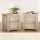 Artiss Maxi 2x Bedside Tables with 2 Drawers, Thick Pine Look, 48x39x53cm, Modern Storage Nightstands, Beige