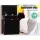 Artiss Bedside Table with 2 Drawers, Lift-up Storage, Modern Black Design, 15mm Melamine Particle Board, 45x35x52cm