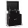 Artiss 2 Bedside Tables - Black, 2 Drawers, Lift-up Storage, 15mm Particle Board, Modern Design, 45x35x52cm,