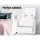Artiss COLEY White Bedside Table with 2 Drawers & Lift-up Storage, 15mm Thick Melamine Particle Board, 45x35x52cm