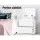 Artiss 2X White Bedside Table with 2 Drawers & Lift-up Storage, 15mm Melamine Particle Board, 45x35x52cm, Modern Design