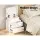 Artiss COLEY White LED Bedside Table Set of 2 - 16-Colour Lights, 2 Drawers, Lift-up Storage, Particle Board & MDF, 45x