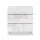 Artiss MORI White LED Bedside Table with 3 Drawers - Customisable Colours & Modern Design for Stylish Bedrooms