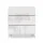 Artiss 2x LED Bedside Tables - 3 Drawers, 16 Colours, High-Gloss UV Finish, Modern White Design, 53x35x60cm,
