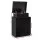 Artiss COLEY Black LED Bedside Table - 3 Drawers, Customisable Colours, Modern Design, Ample Storage, Easy Assembly