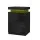 Artiss 2X Black LED Bedside Table with 3 Drawers, Lift-Up Storage, High-Gloss Finish, Customised 16-Colour Lighting