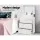 Artiss COLEY White LED Bedside Tables - 3 Drawers, Particle Board & MDF, 16 Colours, 45x35x68cm, Modern Storage Solution