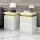 Artiss COLEY White LED Bedside Tables - 3 Drawers, Particle Board & MDF, 16 Colours, 45x35x68cm, Modern Storage Solution