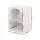 Artiss ARCHED White Bedside Table - Stylish Arched Design, E1 MDF, Textured Finish, 2 Shelves, 40x31x55cm, Easy Assembly