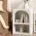 Artiss ARCHED White Bedside Table - Stylish Arched Design, E1 MDF, Textured Finish, 2 Shelves, 40x31x55cm, Easy Assembly
