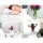 Artiss BOWIE White Bedside Table - 1 Drawer, Shelf, E1 MDF, 50x30x74cm, Retro Knob, Non-Toxic Finish,
