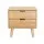 Artiss Bedside Table 2 Drawers, Pine Wood, 50x40x50cm, Scandinavian Design, Anti-Slip, Ample Storage, Easy Assembly