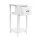Artiss Thyme Vintage Bedside Table - White, 18mm Paulownia Wood, Smooth Drawer, No Assembly, Eco-Friendly Finish