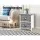 Artiss Sage Bedside Table Set of 2 - 18mm Paulownia Wood & MDF, Vintage Grey, 38x28x45.5cm, Smooth Drawers