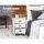 Artiss 2x Bedside Table 3 Drawers Vintage White, Solid Paulownia Wood, 45x30x62.5cm, No Assembly, Wall Mount