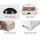 Artiss 2x Bedside Table 3 Drawers Vintage White, Solid Paulownia Wood, 45x30x62.5cm, No Assembly, Wall Mount