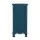 Artiss Bedside Table 3 Drawers Vintage Blue - Solid Paulownia Wood, Metal Handles, No Assembly, 45x30x62.5cm