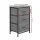 Artiss Grey 3-Drawer Storage Dresser – MDF Tabletop, Metal Frame, 47x30x73cm, Adjustable Feet, Easy Assembly