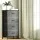 Artiss 4 Drawer Tallboy Chest of Drawers Storage Dresser, Grey, MDF Tabletop, Metal Frame, 47x30x94cm, Modern Style