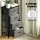 Artiss 4 Drawer Tallboy Chest of Drawers Storage Dresser, Grey, MDF Tabletop, Metal Frame, 47x30x94cm, Modern Style