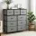 Artiss Chest of 9 Drawers Storage Tallboy 101cm x 30cm x 100cm with Adjustable Feet MDF Top Grey