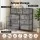 Artiss Chest of 9 Drawers Storage Tallboy 101cm x 30cm x 100cm with Adjustable Feet MDF Top Grey