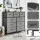 Artiss Chest of 9 Drawers Storage Tallboy 101cm x 30cm x 100cm with Adjustable Feet MDF Top Grey