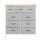 Artiss 9-Drawer Chest of Drawers Storage Dresser with Fabric Drawers and MDF Top for Bedroom Light Grey