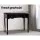 Artiss Console Table, Paulownia Wood & MDF, 91x40x80cm, Black - 3 Drawers, French Provincial Design, Vintage Charm