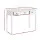 Artiss Console Table, Paulownia Wood & MDF, White, 91x40x80cm, 3 Drawers, French Provincial Style, Vintage Chic Decor
