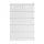 Artiss Chest of Drawers, 6-Drawer, High-Density Particle Board, White, 80x40x121cm, Contemporary Design, Durable Storage