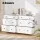Artiss Chest of Drawers, Particle Board, 6-Drawer, White, 138x40x84cm - Durable, Contemporary Storage Solution