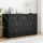 Artiss Black 7-Drawer Dresser Table - Stylish Chest with Metal Handles, Easy-Clean Finish, and High Weight Capacity