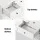 Artiss 7 Drawer Chest of Drawers with Metal Handles and Anti-Rust Runners White