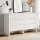 Artiss 6 Chest of Drawers Dresser Cabinet White 120cm MDF Fluted Front Push-to-Open Storage, Anti-Tip, Scratch-Resistant